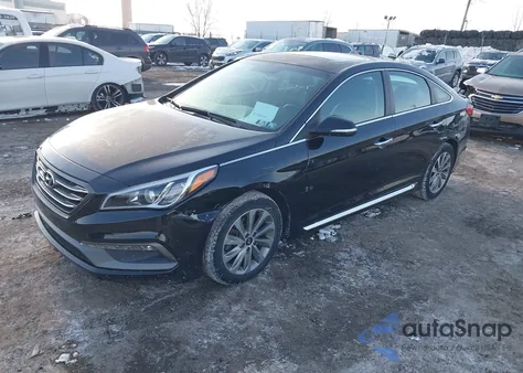 2017 Hyundai Sonata Sport из США, поврежденный, VIN 5NPE34AF2HH446351